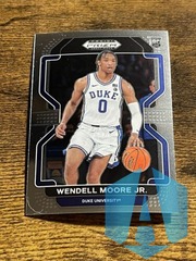 2022-23 Prizm Draft Picks #76 Wendell Moore Jr. Duke
